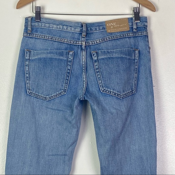 One By One Teaspoon Awesome Baggies Distressed Destroyed Blue Jeans - Picture 6 of 8